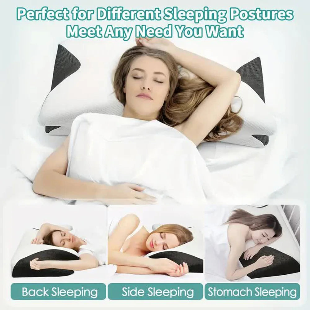 Butterfly Neck Massage Bed Pillow