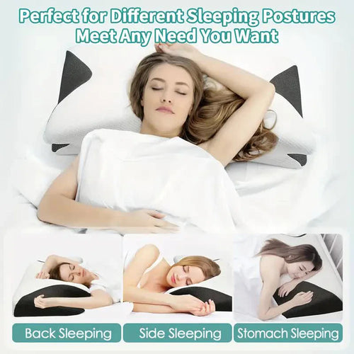 Butterfly Neck Massage Bed Pillow