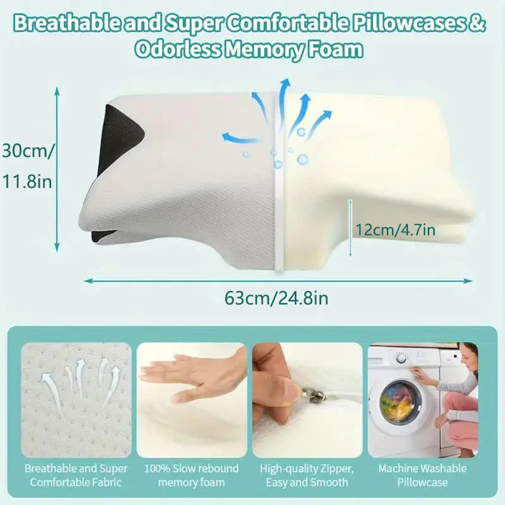 Butterfly Neck Massage Bed Pillow