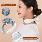 Smart Neck Massager with Heat & Red Light Therapy