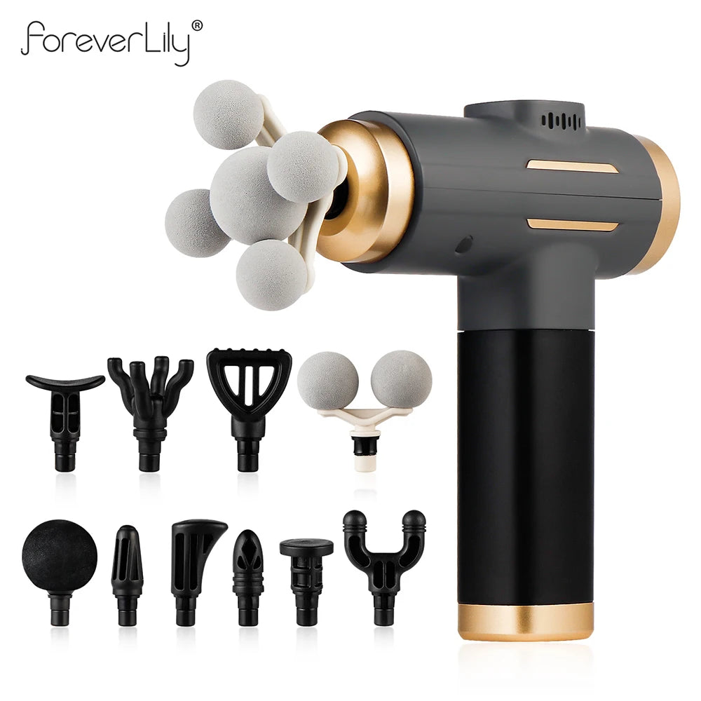11-in-1 Percussion Massage Gun - 99-Level Deep Muscle Relief