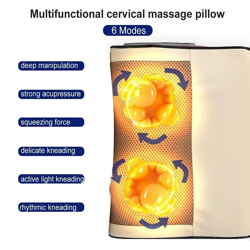 Back Neck Massager Infrared Heating Electric