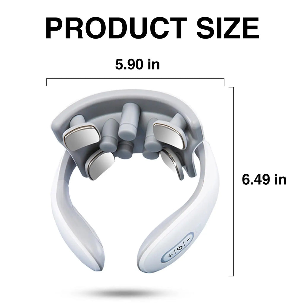 Smart Neck Massager with Heat & Red Light Therapy