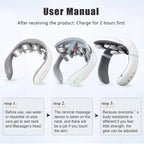 Smart Neck Massager with Heat & Red Light Therapy