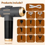11-in-1 Percussion Massage Gun - 99-Level Deep Muscle Relief