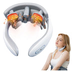 Smart Neck Massager with Heat & Red Light Therapy