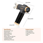 11-in-1 Percussion Massage Gun - 99-Level Deep Muscle Relief