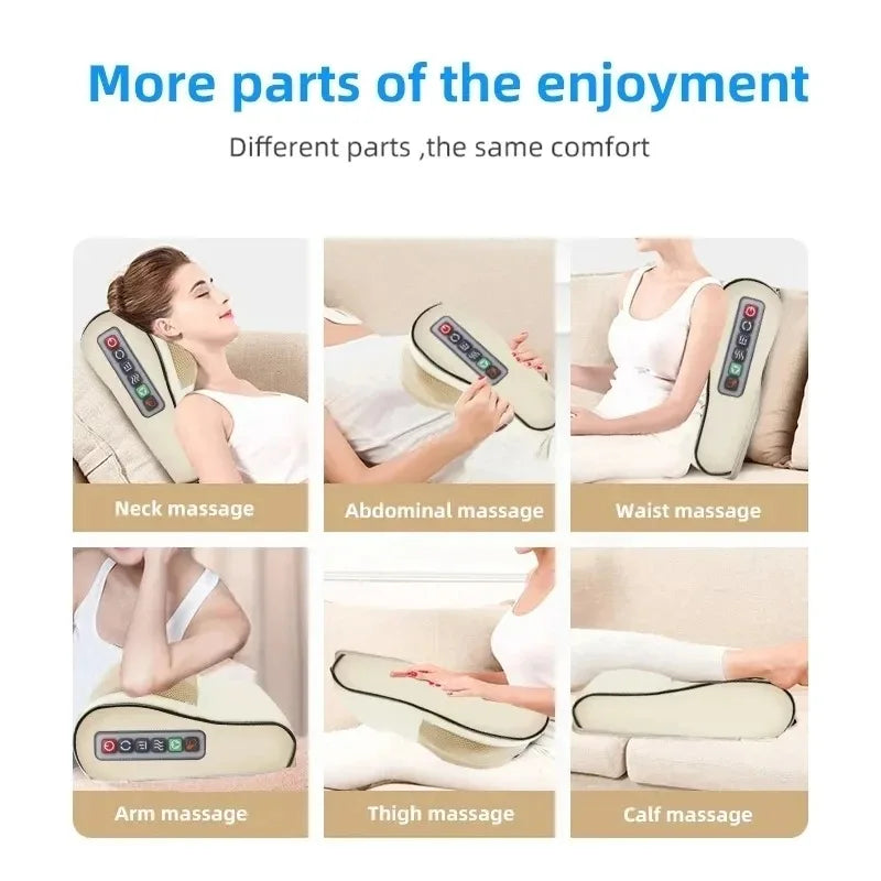 Back Neck Massager Infrared Heating Electric